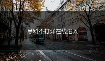 黑料不打烊在线进入
